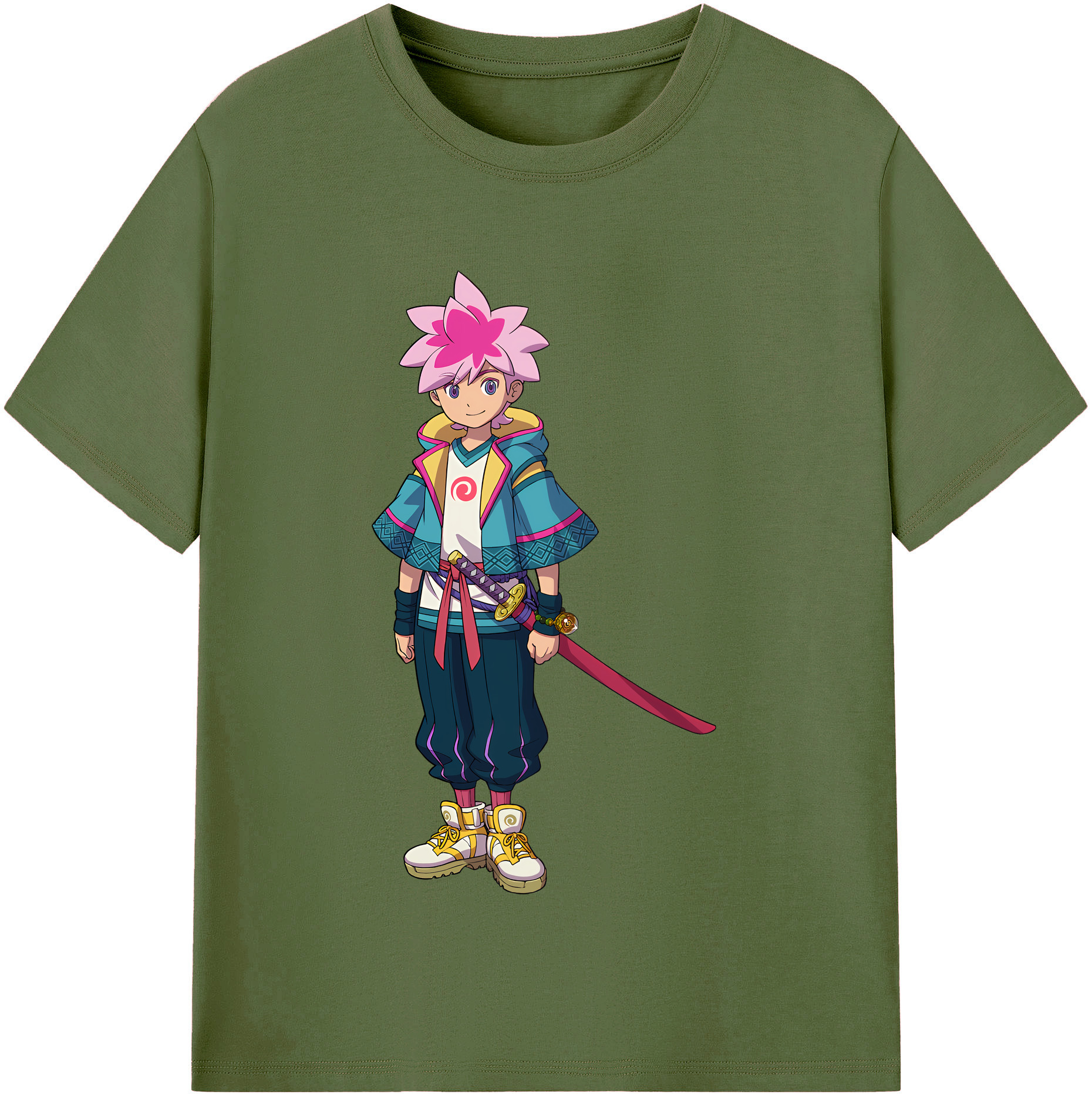（画像用） 妖怪ウォッチ Yo-kai Watch 綿100％半袖Tシャツ（フロントプリント）